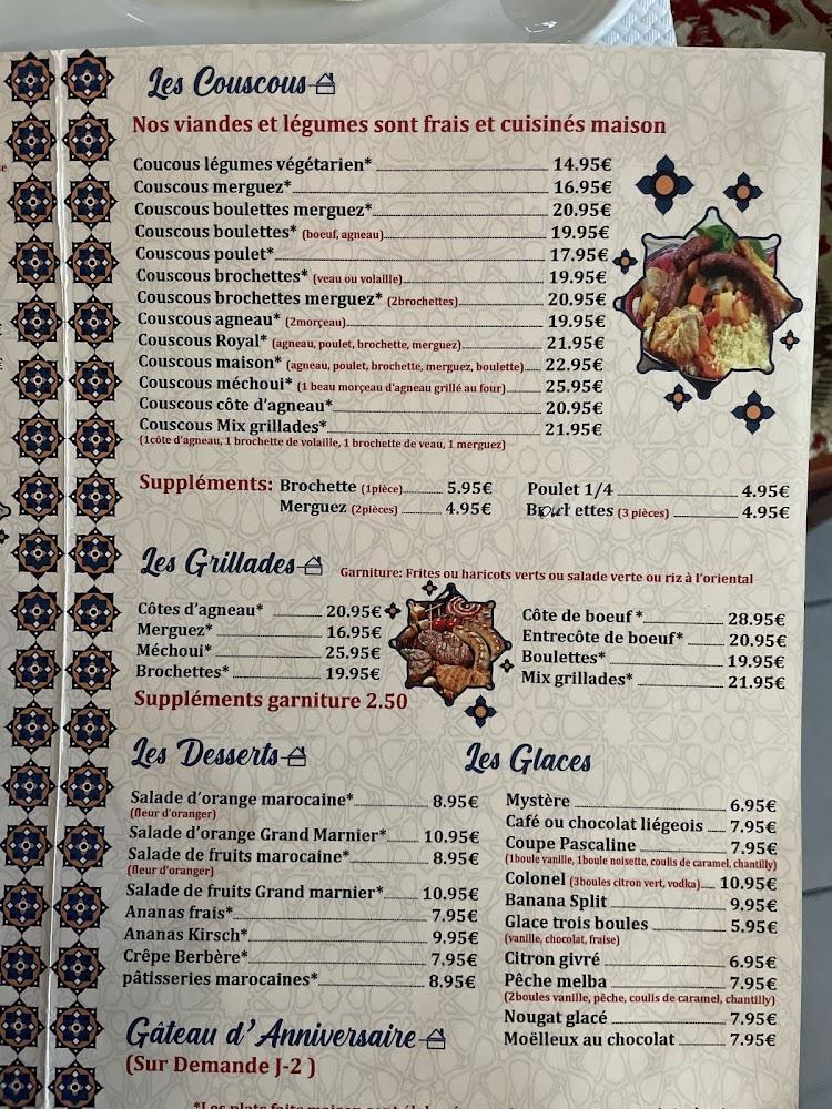 LES DUNES D'OR couscous - Menu Image 3